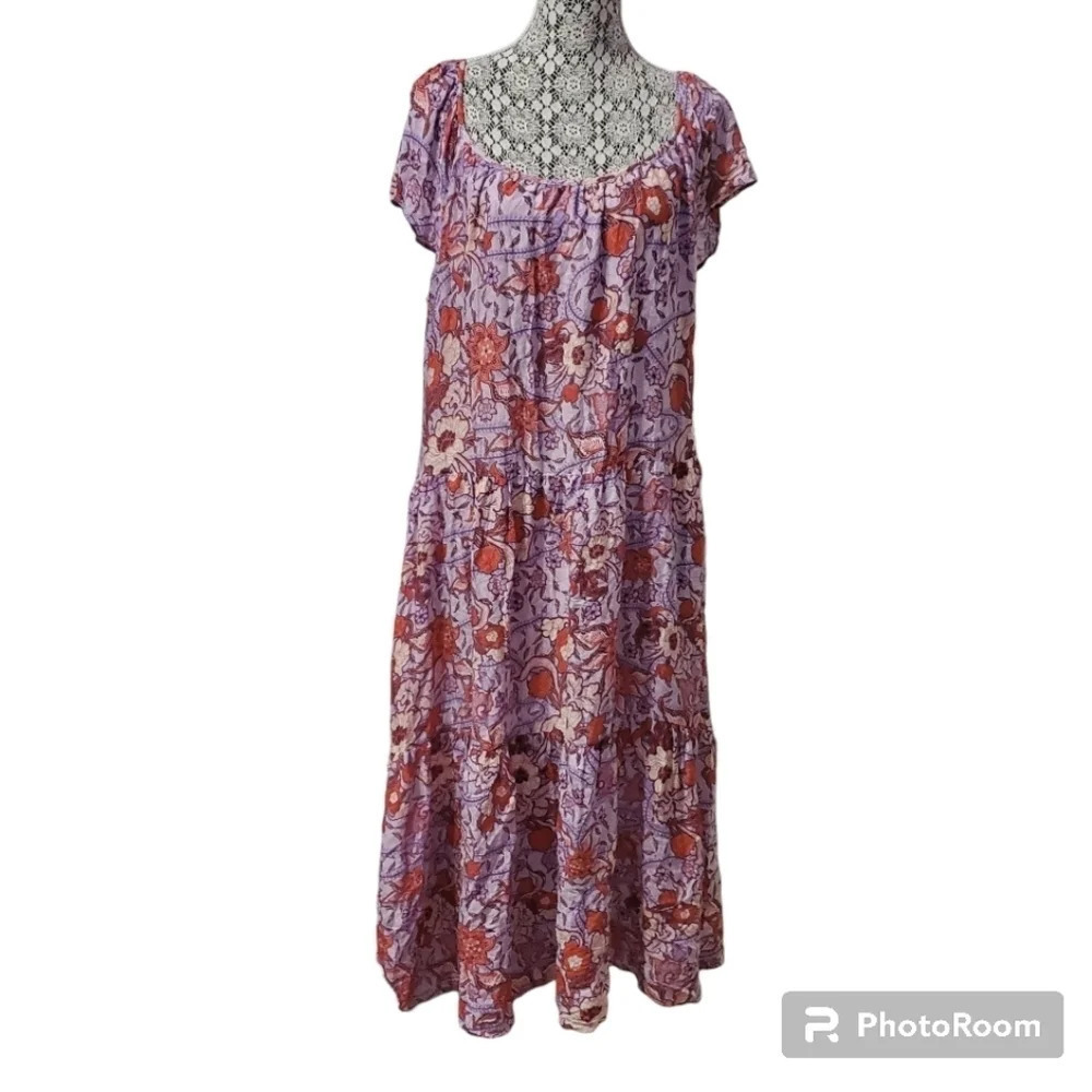 NWT Knox Rose Women's Boho Hippie Maxi Dress XL